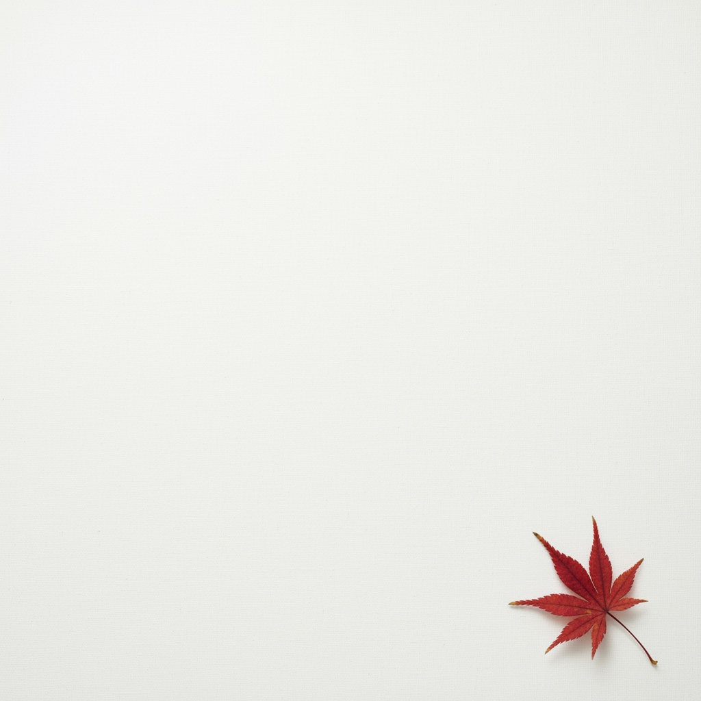 Minimal red maple composition from Google documentation